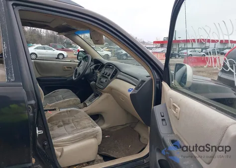 2003 Toyota Highlander V6 из США, поврежденный, VIN JTEGF21A930099398